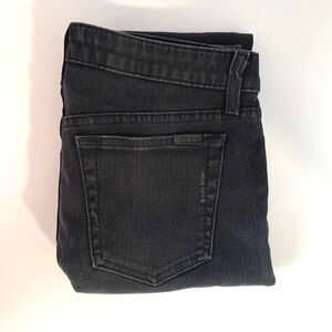 Joe's Mid Rise Skinny Black Distressed Woman's Jeans W29 L31‎